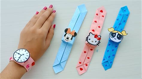 how to make a fake watch for school projecy|Printable Paper Watch Template for Kids .